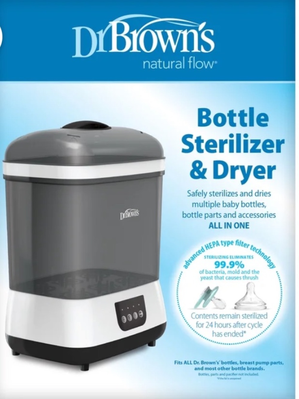 Dr.Browns Bottle Sterilizer and Dryer. Brand New!!